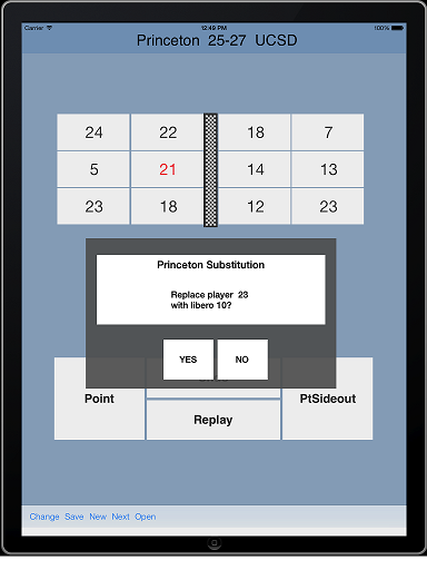 Volleyball ACE and TapRecorder with PracticeStats for Competitive Court Volleyball